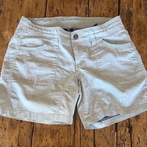 Kuhl women’s shorts size 6 - light blue gray, style Cabo